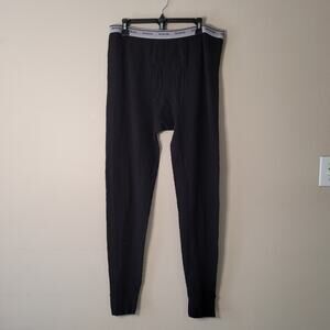 Fruit of the Loom Black Thermal Pants - Size XL - Warm & Cozy!